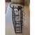 Vintage 1970s Spanish Revival Twisted Wrought Iron 14-Bottle Wine Rack With Grapes For Sale - Image 4 of 4
