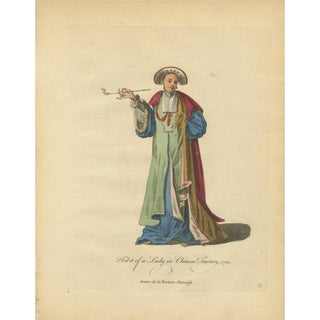 Jefferys, Lady in Chinese Tartary, 1749, Print For Sale