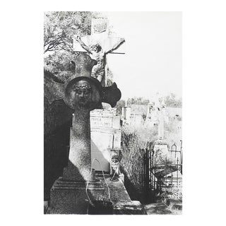 Large Contemporary Photograph of Old Graveyard For Sale