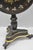 Antique English Victorian Mother of Pearl Inlay Black Lacquer Tilt Top Table For Sale - Image 9 of 18