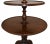Brown Mahogany Wine Table Tiered Chippendale Stand For Sale - Image 8 of 9