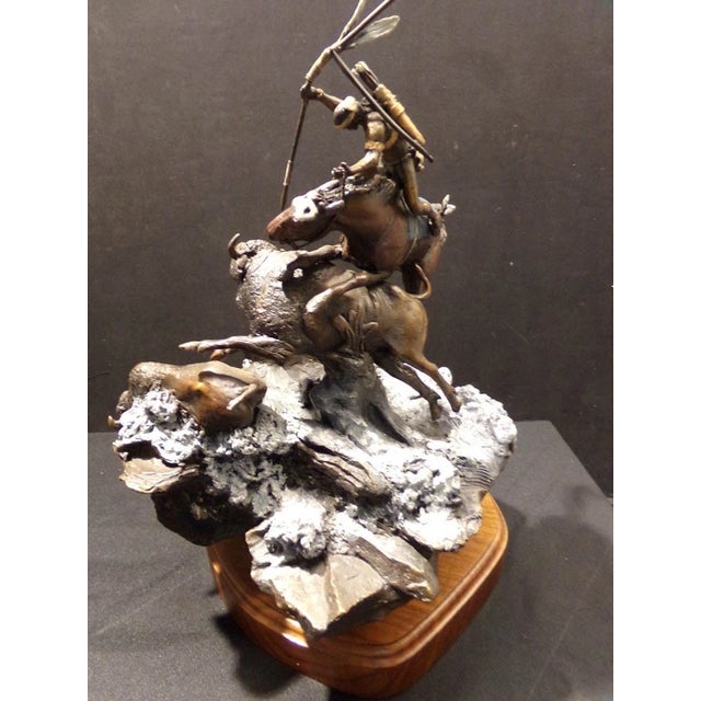 Don Hunt Survival of the Fittest Horse Limited Edition Bronze Sculpture H.Signed For Sale - Image 11 of 11