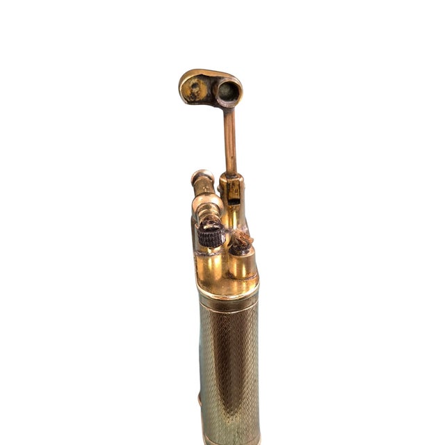 Gold Gold-Plated B Straight-Arm Petrol Lighter from Dunhill, 1920s For Sale - Image 8 of 12