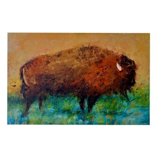 Monika Rossa, Bison, 2026, Oil on Canvas For Sale