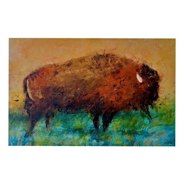 Monika Rossa, Bison, 2026, Oil on Canvas For Sale