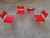 Red Omkstak Stackable Chair by Rodney Kinsman for Bieffeplast, 1980s For Sale - Image 11 of 18