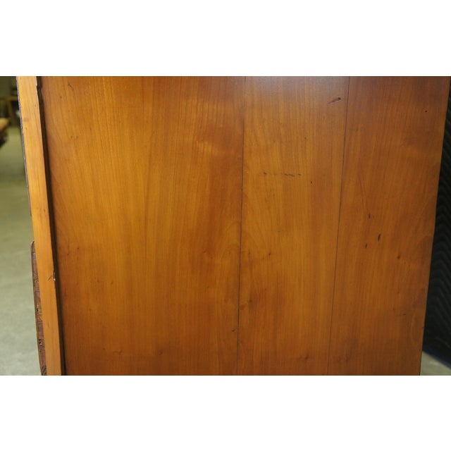 Antique German Biedermeier Cherry Dresser Chest of Drawers Console Commode 46" For Sale - Image 10 of 12