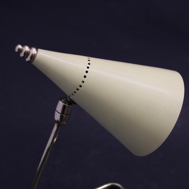 Gold French Desk Lamp, 1950s For Sale - Image 8 of 12