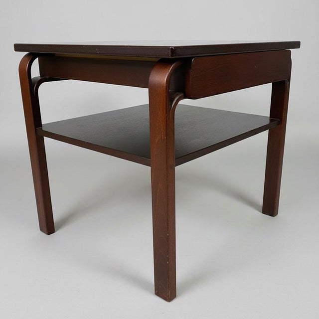 Nordic Side Tables in Wood, 1970s, Set of 2 For Sale - Image 10 of 13