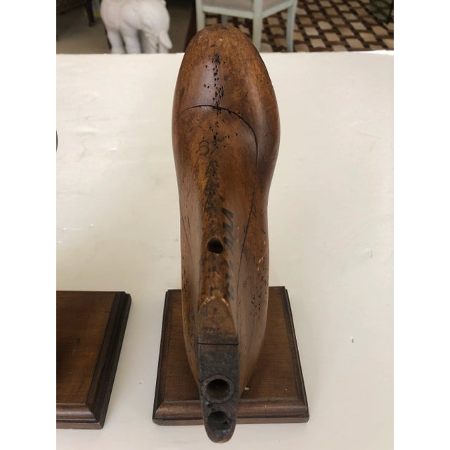 19th Century Shoe Mold Bookends - a Pair For Sale - Image 4 of 10