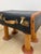 Vintage Leather Walking Suitcase Side Table With Legs Eclectic Accent, Rare For Sale In Tampa - Image 6 of 11