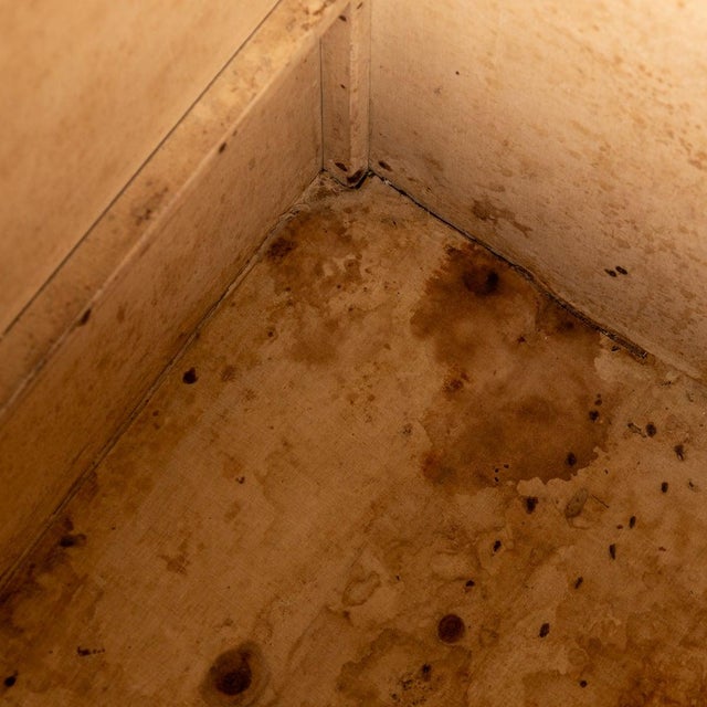 Antique 20th Century Malle Haute Trunk in Orange Vuittonite Canvas from Louis Vuitton, France, 1900s For Sale - Image 13 of 18