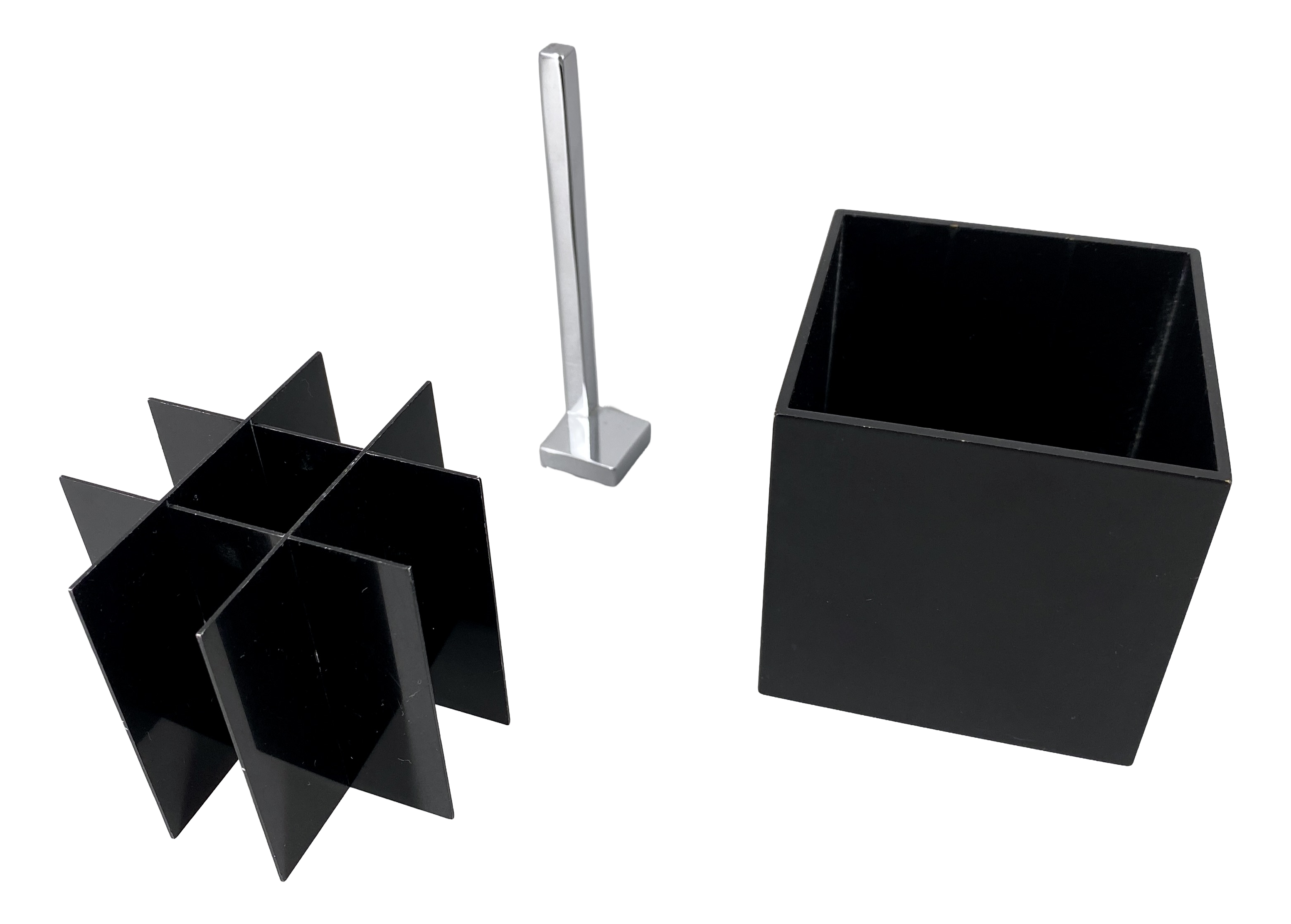 cigarette snuffer cube F.E.S.S. Earth-Tone Ceramic Snuffers, Set of 6 Triple Cigarette Snuffer - Clear
