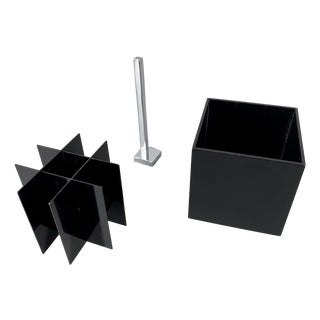 Postmodern Cubical Ashtray with Snuffer, Germany, 1980s For Sale