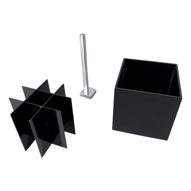 Postmodern Cubical Ashtray with Snuffer, Germany, 1980s For Sale