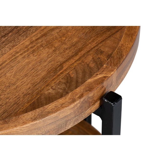 Not Yet Made - Made To Order Industrial Round Side Table For Sale - Image 5 of 10