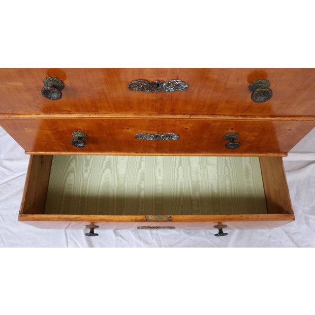 Scandinavian Biedermeier Chest of Drawers with Secretaire For Sale - Image 13 of 18
