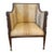 Antique English Regency Style Mahogany Upholstered Armchair For Sale