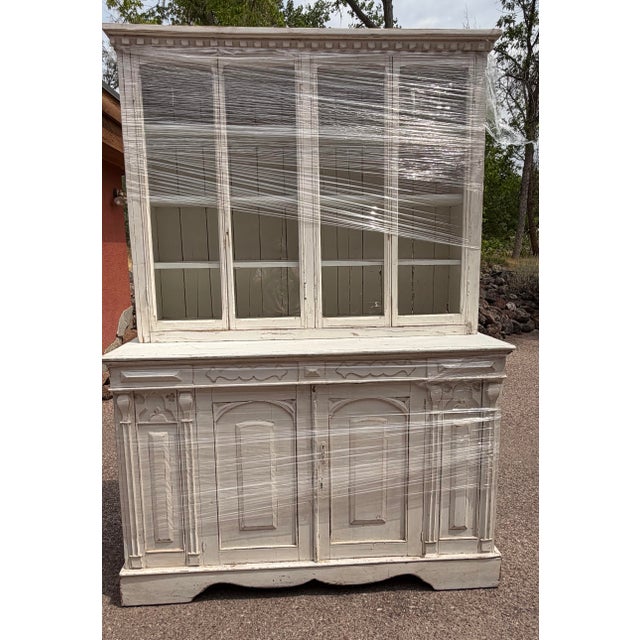 Antique French Provincial Two-Piece Bibliothèque Hutch, Circa 1870–1900 For Sale - Image 9 of 10