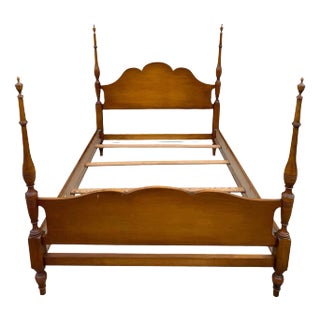 Baker Furniture Full Size Four Poster Bedframe For Sale