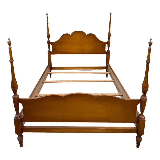Baker Furniture Full Size Four Poster Bedframe For Sale