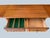 1960s Vintage Mid-Century Dixie "Aloha" Faux Bamboo Drop-Leaf Buffet Server & Bar Cart For Sale - Image 5 of 11