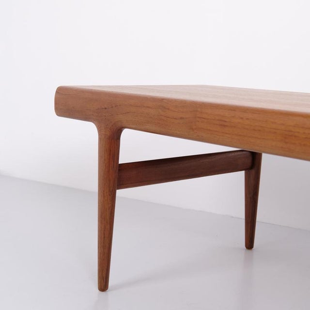 1960s Teak Coffee Table with Built-in Drawers by Johannes Andersen for Uldum Møbelfabrik, 1960s For Sale - Image 5 of 12