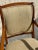 Wood Vintage French Louis Philippe Mahogany Scroll Form Fauteuil Armchairs - Set of 2 For Sale - Image 7 of 11
