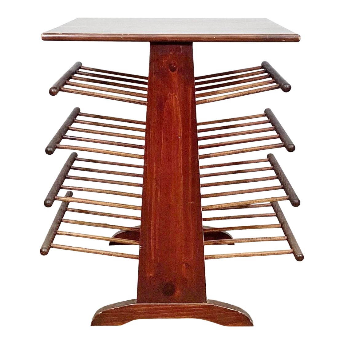 20th Century MCM Style Table/Magazine Rack, in the Manner of Josef