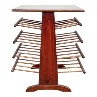 20th Century MCM Style Table/Magazine Rack, in the Manner of Josef Frank For Sale