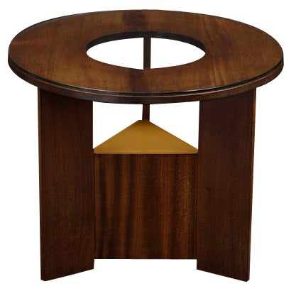 Pedestal Table by Architect G.A. Heldoorn For Sale