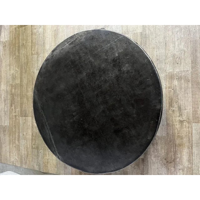 Vintage Riveted Coffee Table For Sale - Image 4 of 12