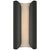 Anne-Marie Barton for Visual Comfort Signature Armise 14" Sconce in Matte Carbon with Nova Frost For Sale
