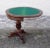 Purple Antique German Gaming Table in Mahogany, 1860 For Sale - Image 8 of 10