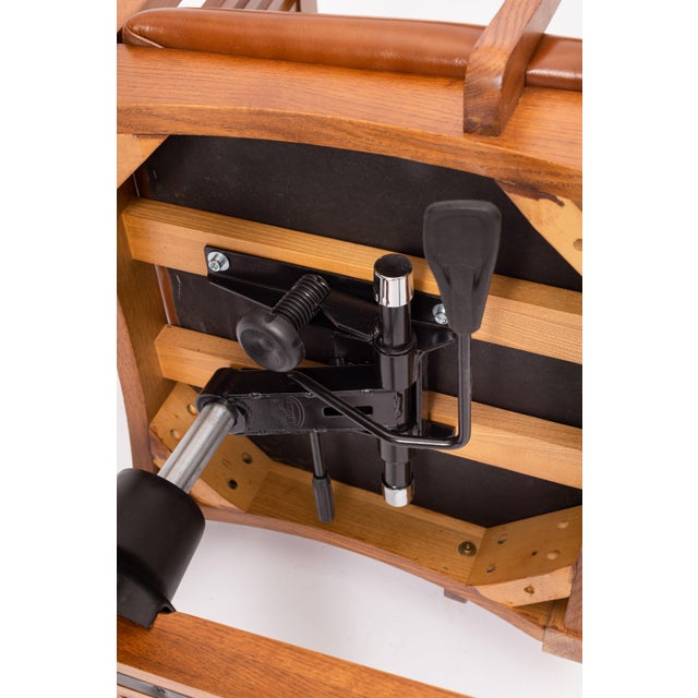 Arts and Crafts Mission Oak Office Chair Micheals Cherry For Sale In Chicago - Image 6 of 15