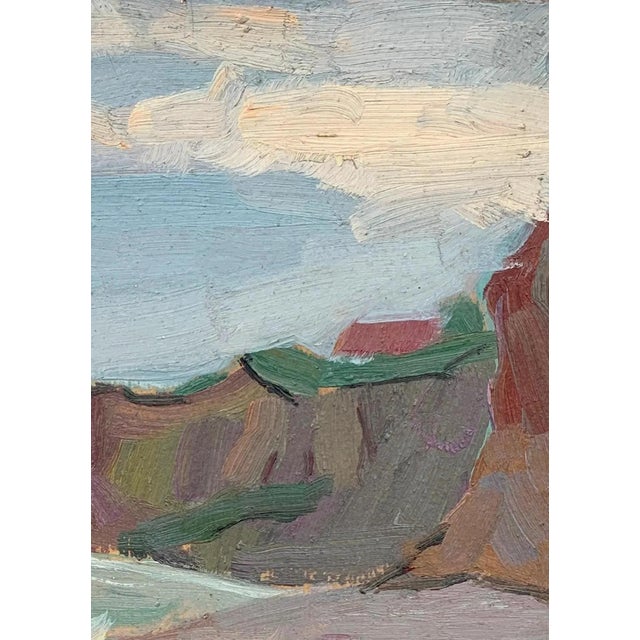 Realism Original Seascape Oil Painting, Ukrainian Artist, 1959 31-24 For Sale - Image 3 of 6