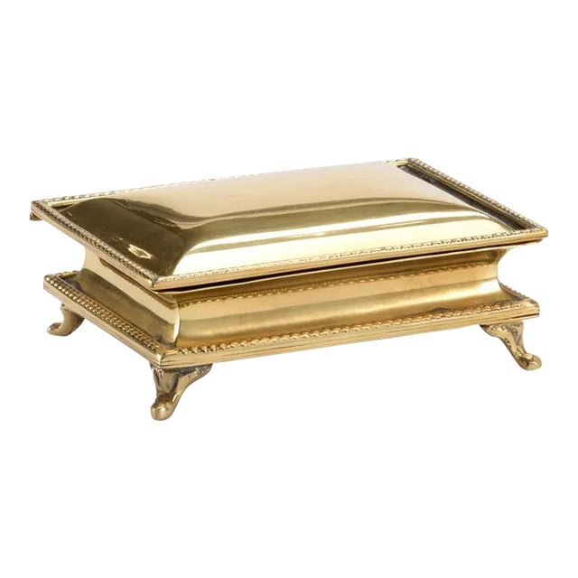 Classic Brass Box, Small For Sale