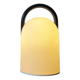 Opaline Table Lamp, Italy, 1980s For Sale