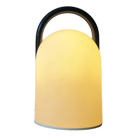 Opaline Table Lamp, Italy, 1980s For Sale