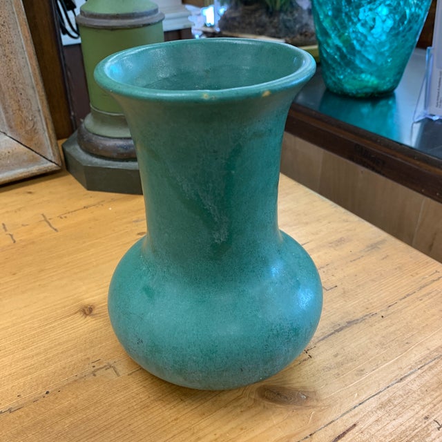 Late 20th Century Zanesville Pottery Vase Chairish