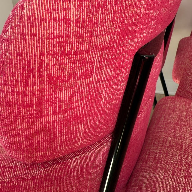 2020s Set of 8 Cb2 Chairs With Upgraded Fabric For Sale - Image 5 of 15