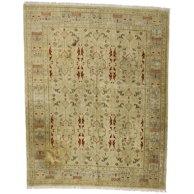 Textile Vintage Pakistani Rug - 08'10 x 11'02 For Sale - Image 7 of 7
