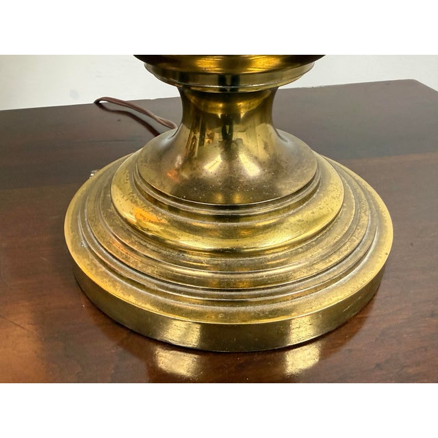 Vintage Brass Table Lamps, Pair For Sale - Image 9 of 12