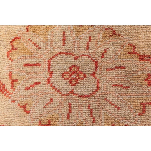 Authentic Turkish Oushak Handmade Wool Rug For Sale - Image 4 of 8