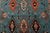 Heriz Rug 5’11” X 8’11” Blue Wool Vintage Tribal Hand-Knotted Oriental Carpet For Sale In Philadelphia - Image 6 of 14