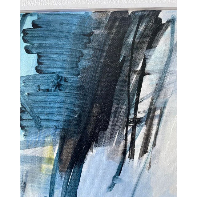 Contemporary Abstract Acrylic on Canvas Painting "Spiegelung" by Andreas Durrer For Sale - Image 4 of 7