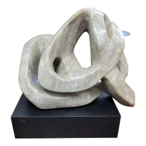 Vintage Marble Sculpture by Harry Friedlander