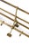 Metal Long Brass Luggage Rack with Hooks For Sale - Image 7 of 11