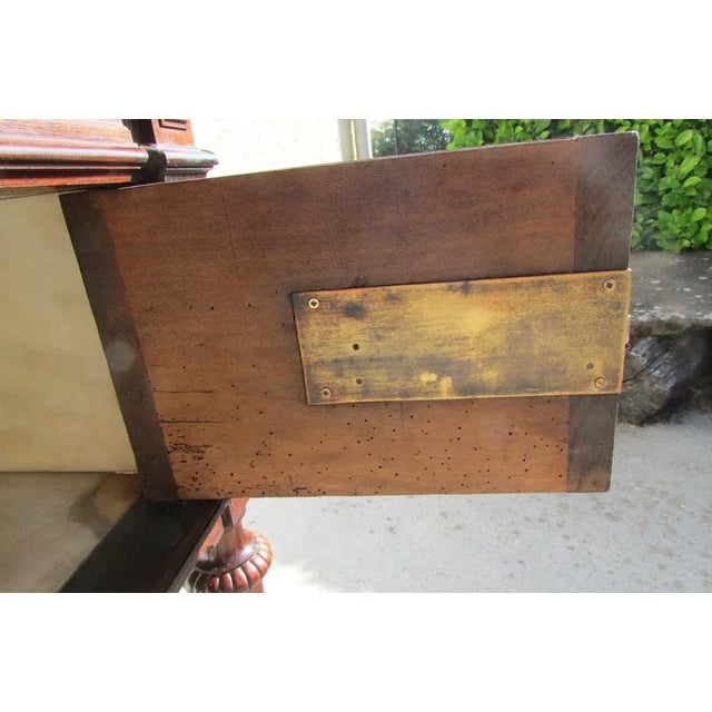 Metal Rosewood Nightstand, 1930s For Sale - Image 7 of 10