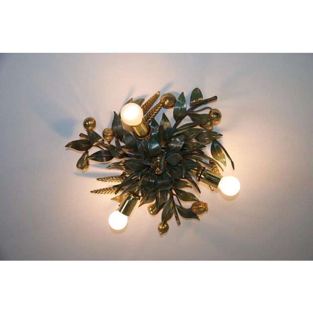 This striking flush mount ceiling light, designed by hans möller in germany during the 1960s, is a beautiful example of...